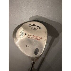 Rare Vtg Callaway Golf RH Big Bertha War Bird 9 Driver RCH 96 Firm Flex Shaft